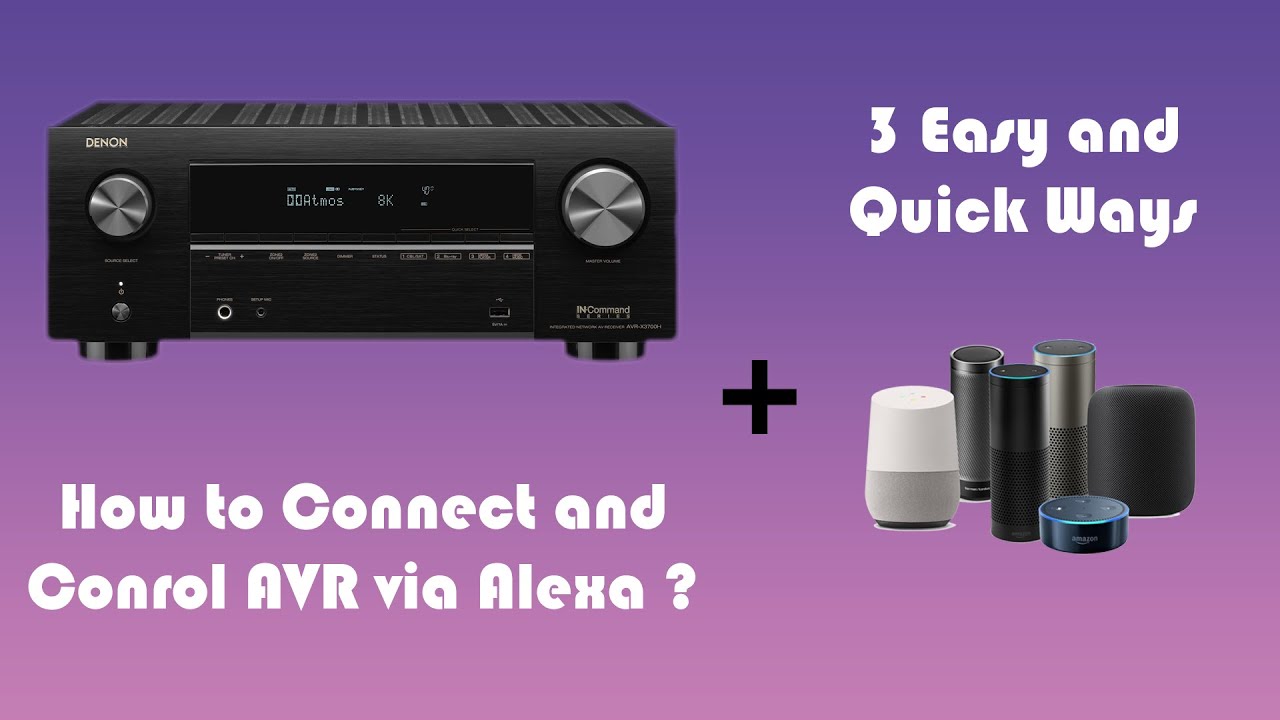 Как подключить и управлять AVR через Alexa?