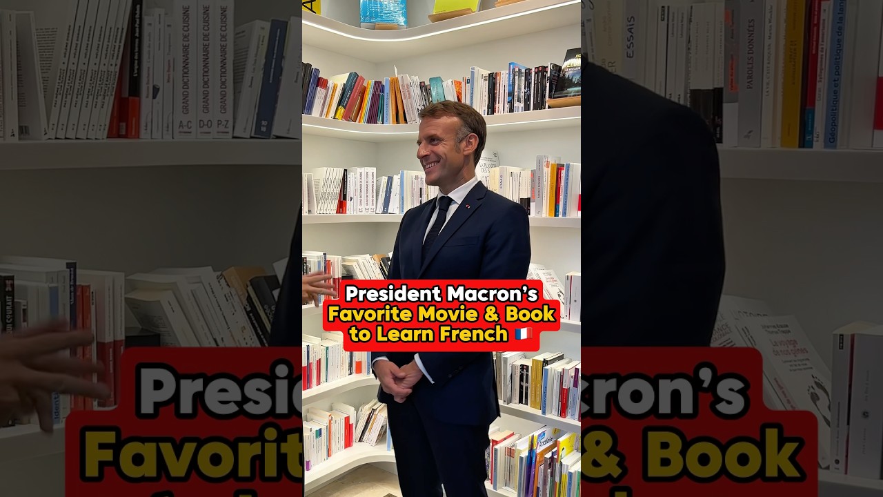 Macron&rsquo;s Top Movie & Book to Learn French 😎 #French #LearnFrench