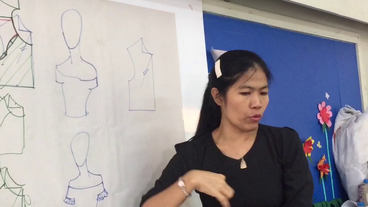 วิธีสร้างแบบเสื้อแขนในตัว รักแล่น สอนโดยครูอารีย์