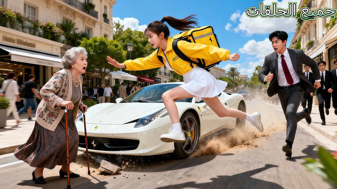 فتاة توصيل خاطرت بحياتها لإنقاذ عجوز صدمتها سيارة—لم تعلم أنها جدة CEO! انقلب المصير!