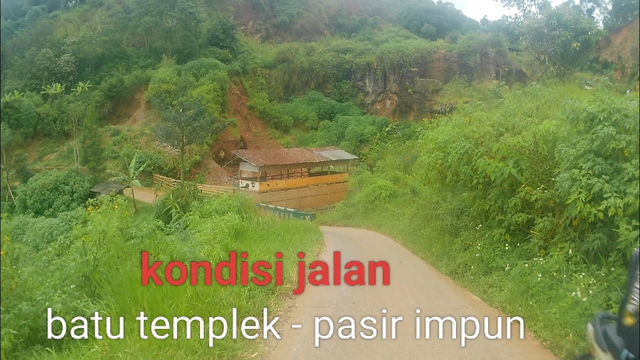 Seperti ini kondisi jalur dari arah batu templek atas sampai jalan pasir impun @edi s www @