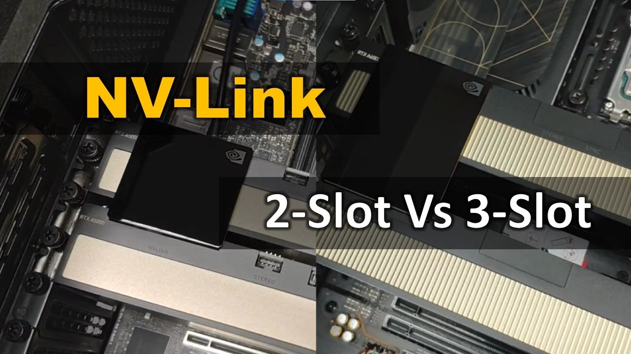 Мост NVIDIA NVLink для соединения двух и трех слотовых графических процессоров