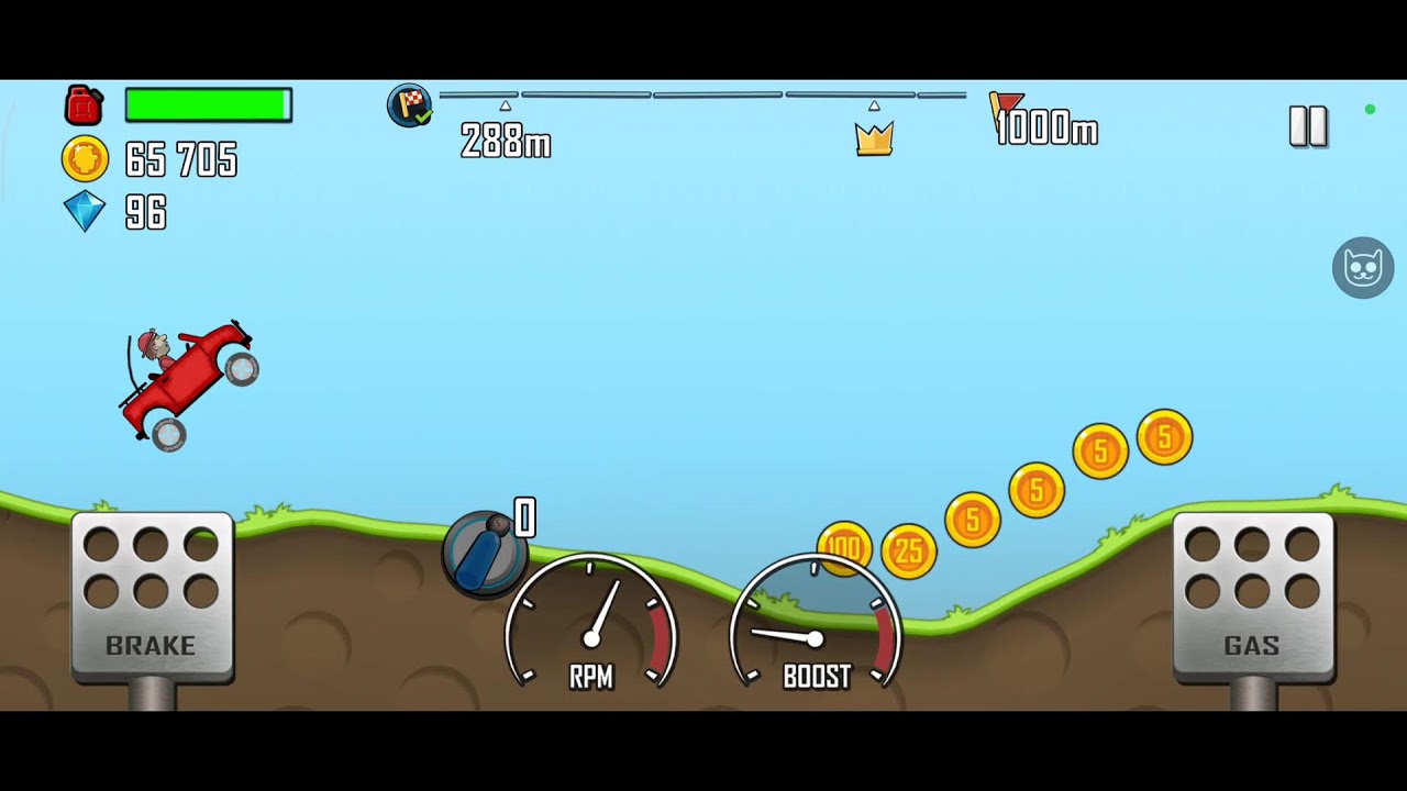 Hill Climb Racing Gameplay