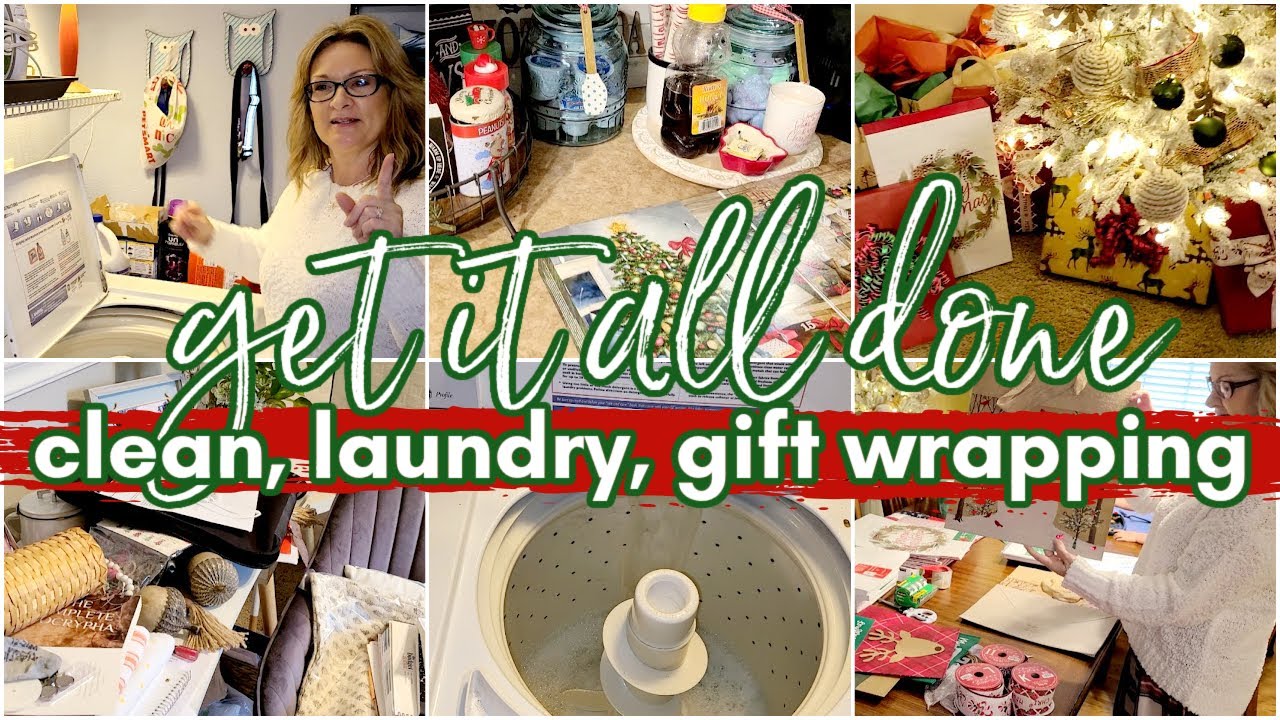 MOTIVATING HOLIDAY CLEAN WITH ME / CHRISTMAS GET IT ALL DONE / CLEANING MOTIVATION / ROBIN LANE LOWE