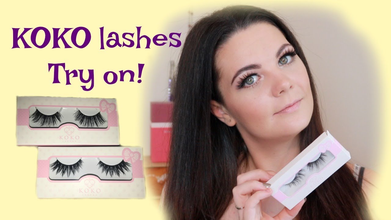Koko lashes try on haul | Queen B & Goddess