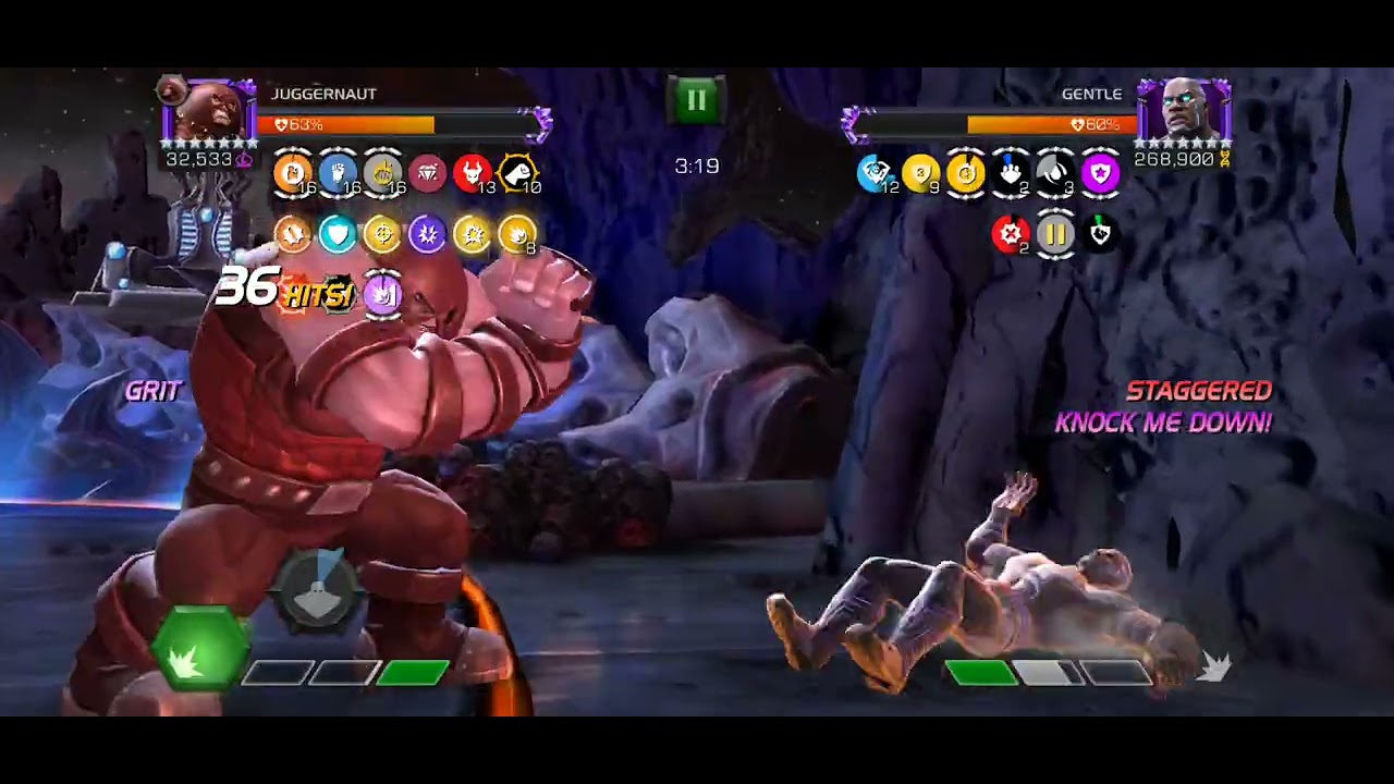 Nightmare raids Gentle vs Juggernaut | Marvel contest of champions