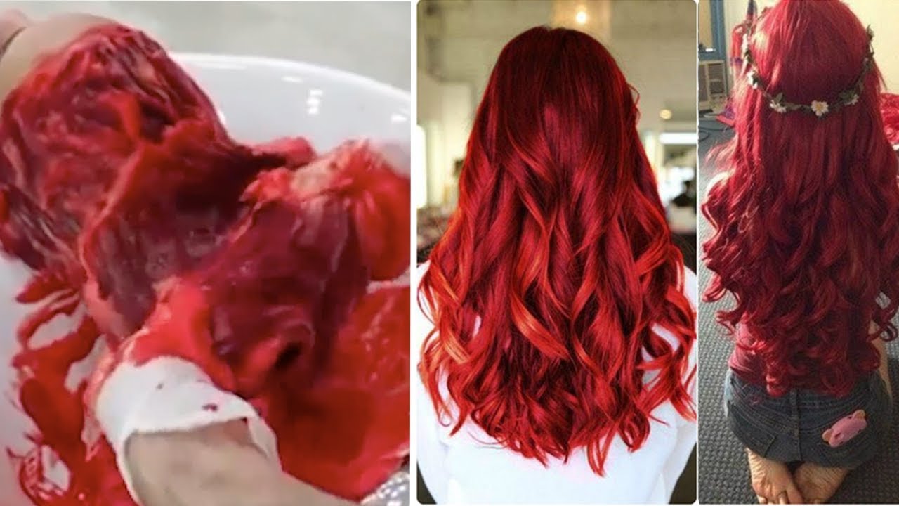 Tinta vermelha no Shampoo - Como deixar cabelo vermelho intenso - Gilmara Carvalho