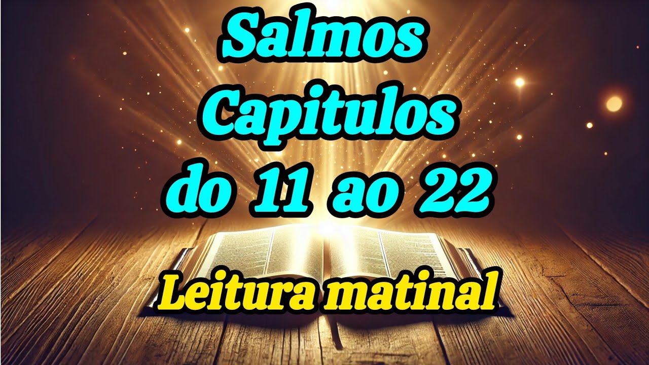 salmos Capitulos 11 ao 22  (leitura matinal)