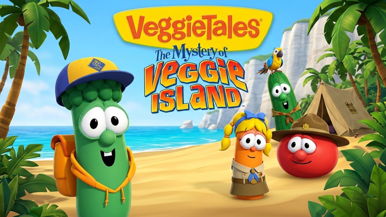 VeggieTales: The Mystery of Veggie Island WALKTHROUGH FULL NO COMMENTARY