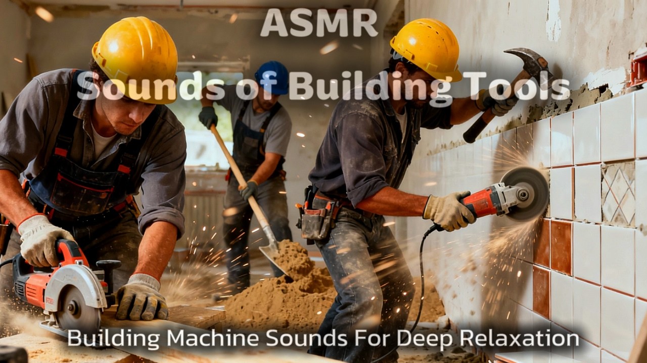 Intense Construction ASMR – Grinding, Cutting & Hammering for Relaxation