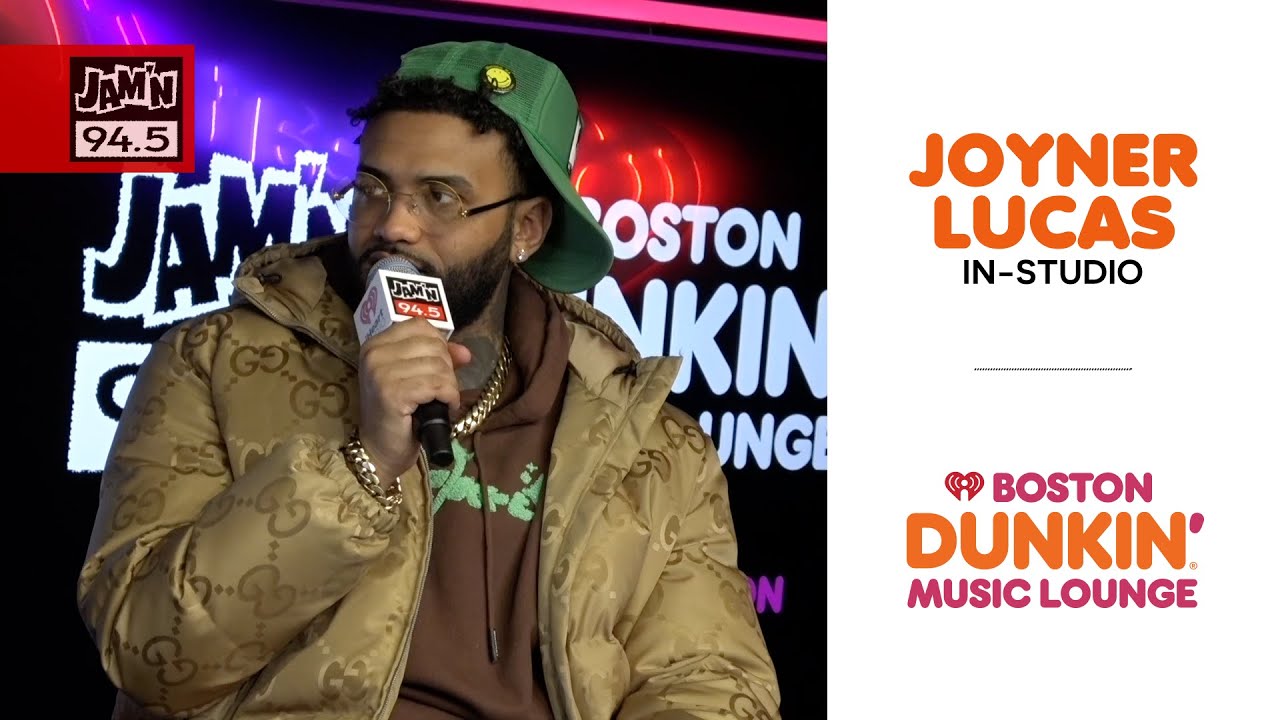 Joyner Lucas in the Dunkin' Music Lounge