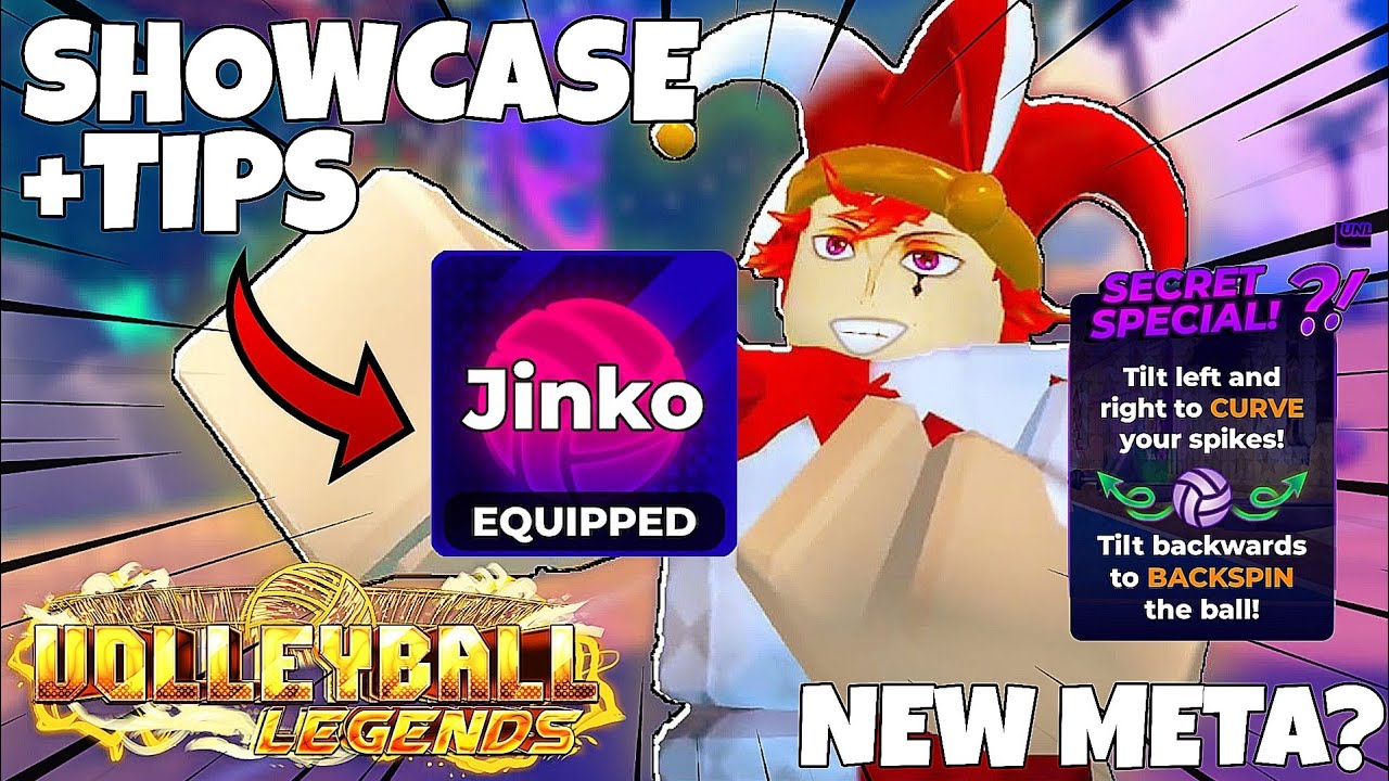 The Most UNPREDICTABLE Style Yet! JINKO Showcase + Tips | Volleyball Legends