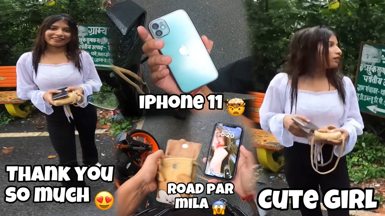 Helped a Cute Girl Between She Lost Her Purse 💔 | She Lost Her phone 😱 | She ask My number 😍|