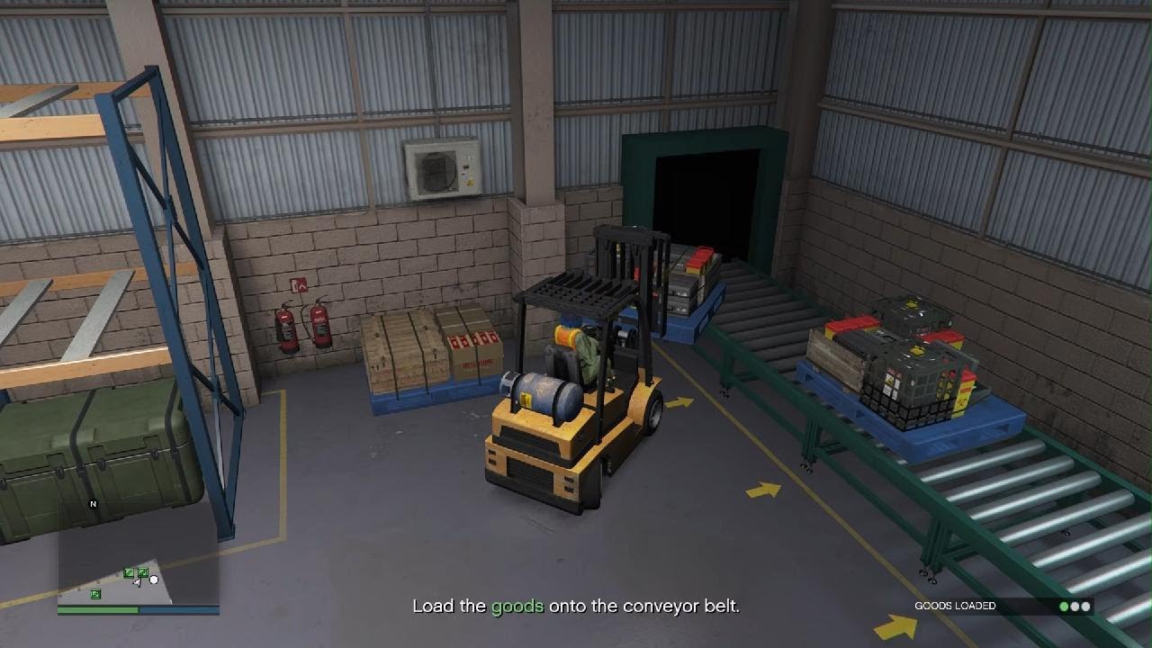 NEW GTA Online forklift work... Ik what i blabbered about was random