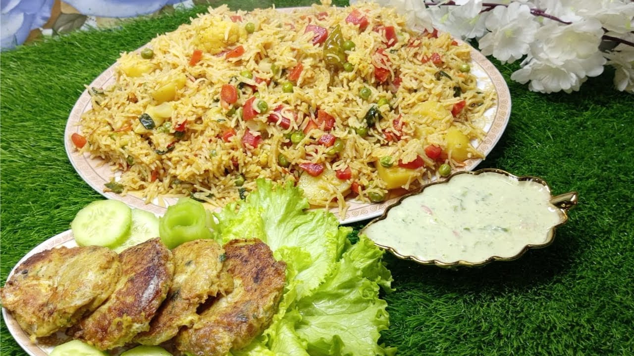 Enjoying Mix Vegetables Pulao at Home | Delicious Meal | Vegetarian Pulao Cooking in Village