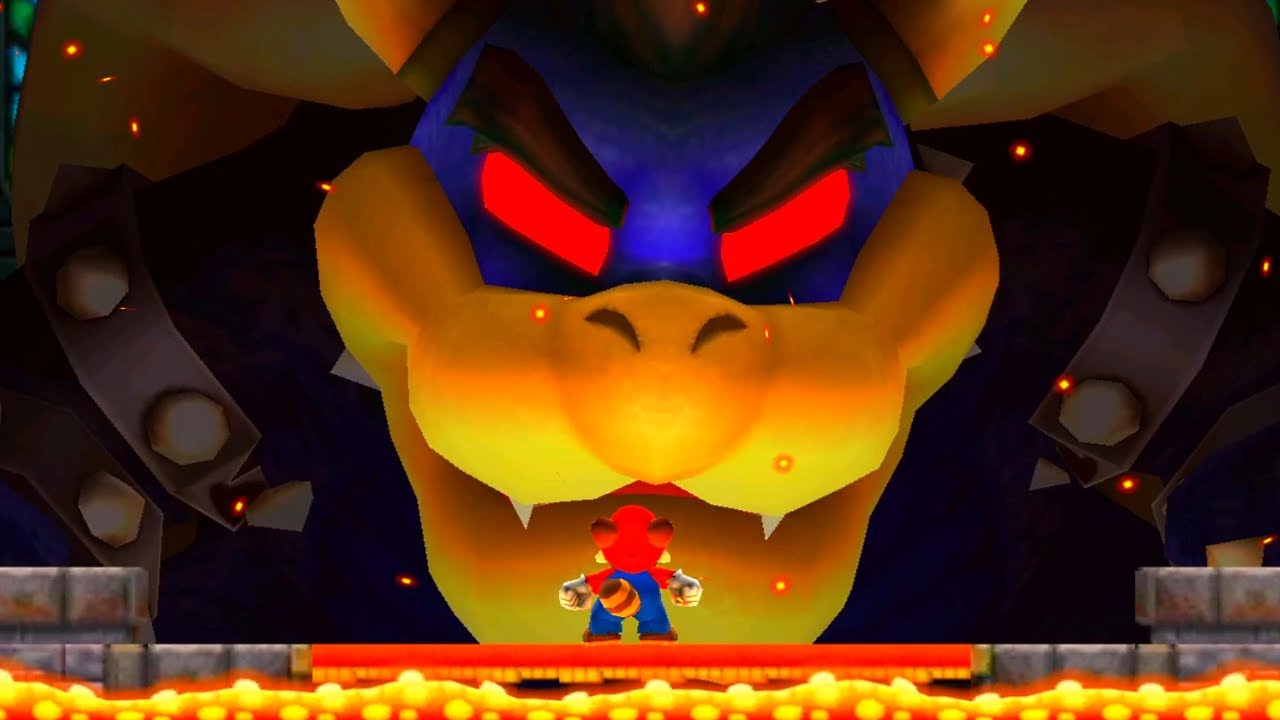 New Super Mario Bros. 2 - Dark Bowser Boss Battle