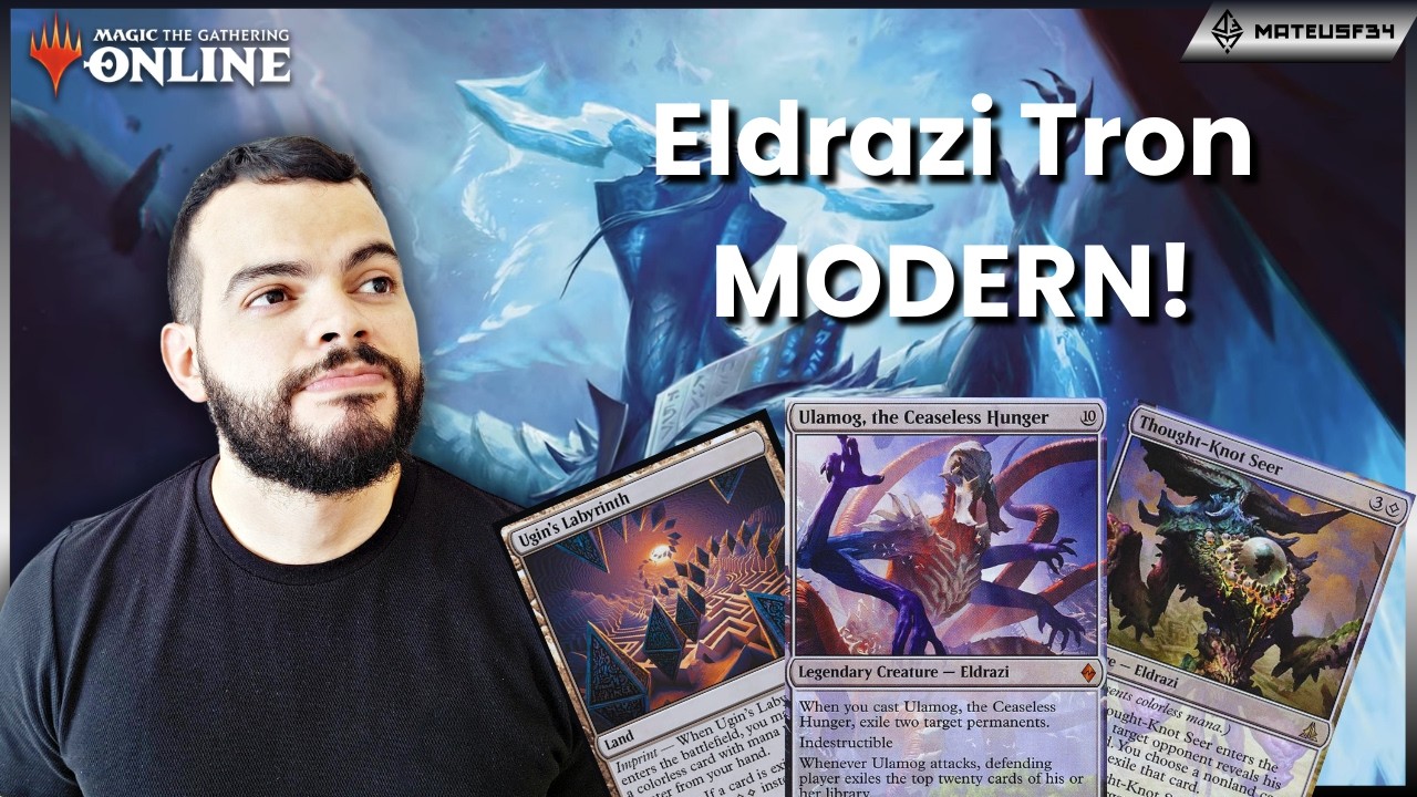 A FOR&Ccedil;A do ELDRAZI TRON Modern | Gameplay Comentada | MTGO