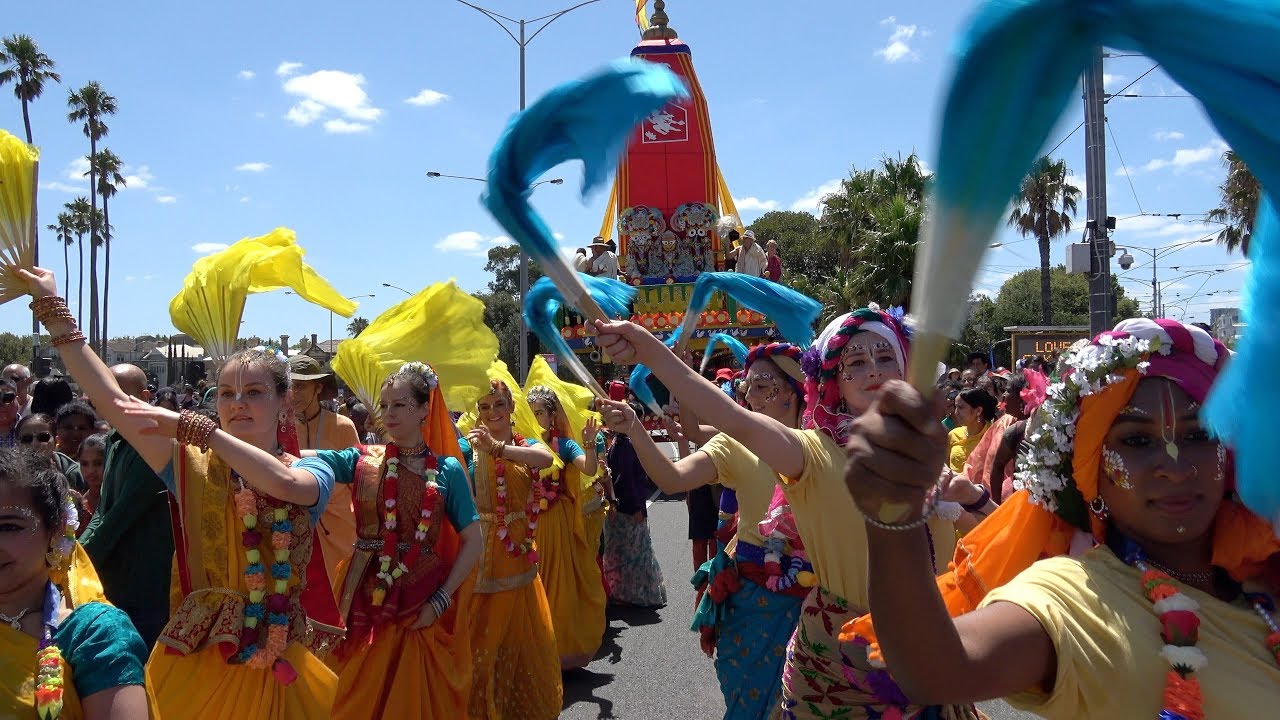 Ratha Yatra 2019 at St Kilda Festival, Melbourne