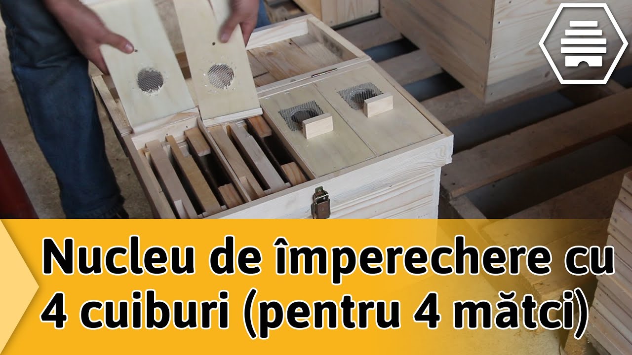Nucleu de împerechere cu 4 cuiburi (pentru 4 mătci)