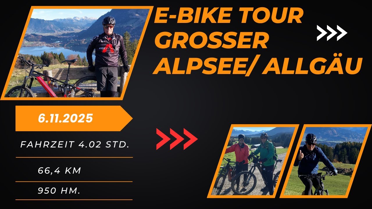 E-Bike Tour Großer Alpsee/Allgäu