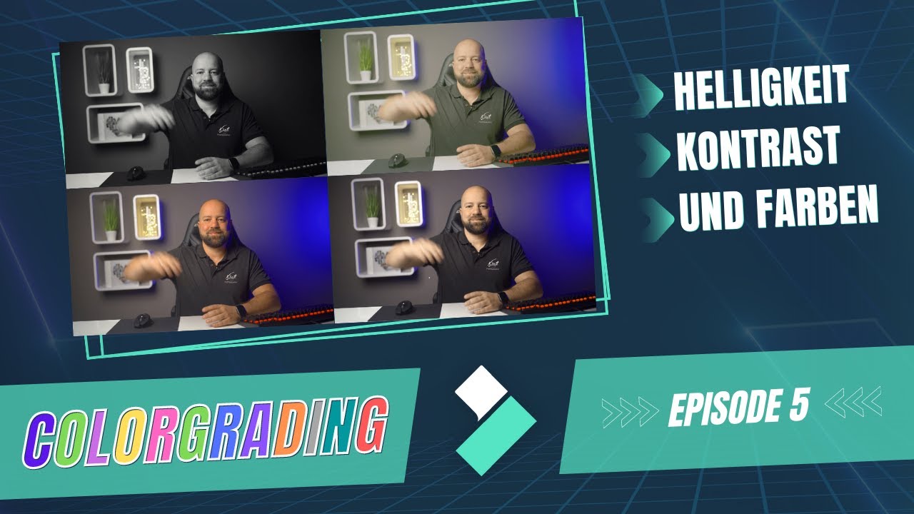📽 Epi. 05 Colorgrading Farbanpassung und Look erstellen | Filmora Videobearbeitungskurse KOSTENLOS