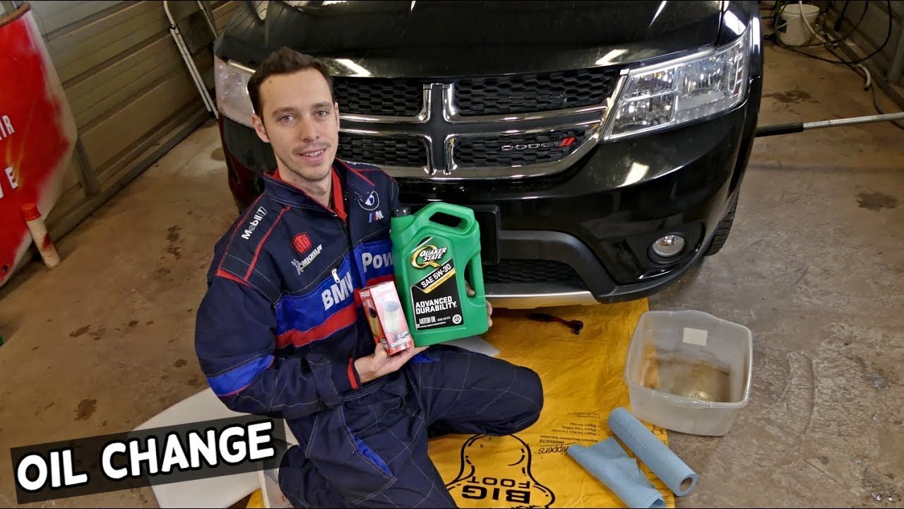 DODGE JOURNEY OIL CHANGE 3.6 V6 FIAT FREEMONT