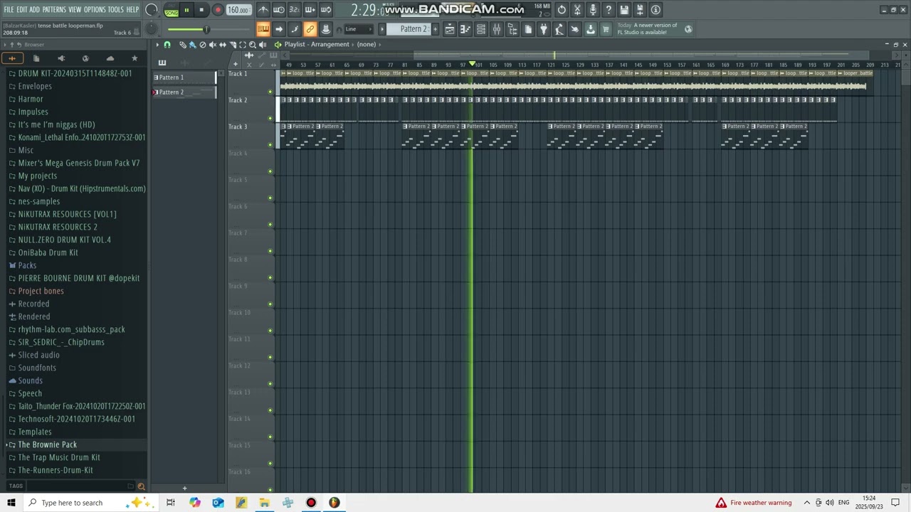 tense battle looperman 