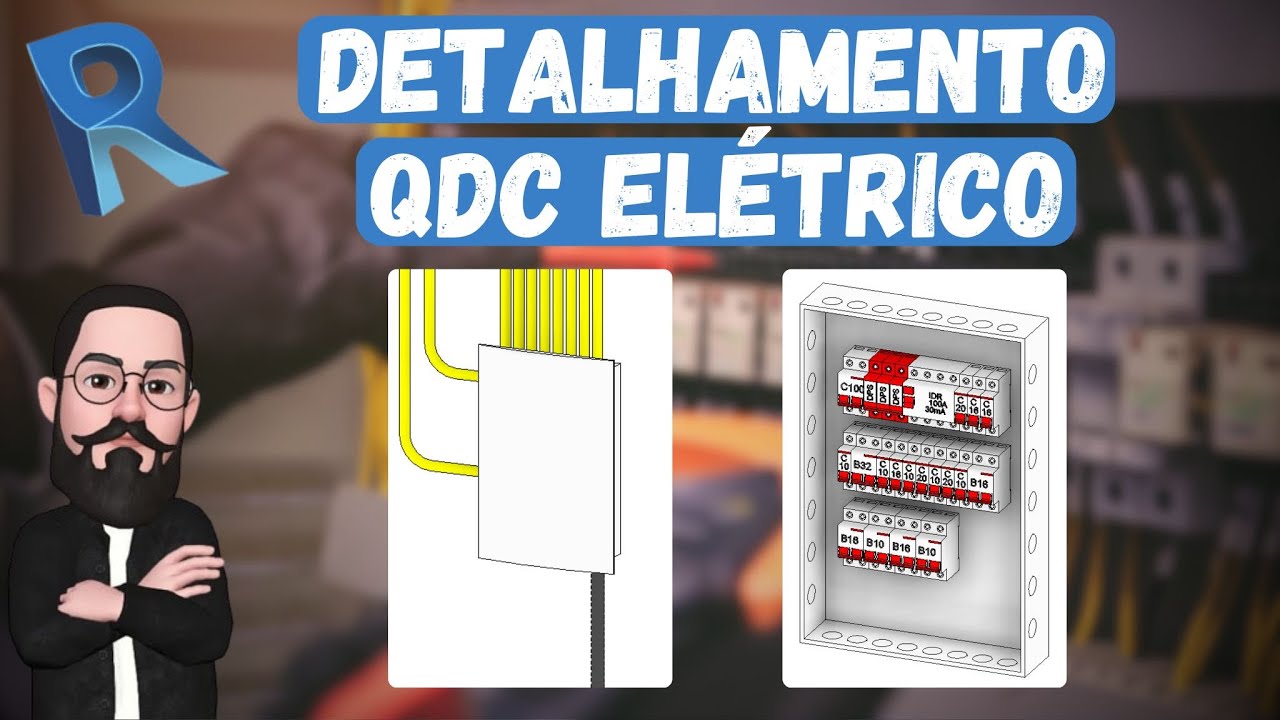 Detalhamento 3D do Quadro de Distribuição no REVIT  - Aula 20 - Projeto Elétrico REVIT MEP