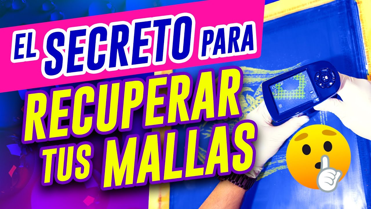 ¿Cómo recuperar mallas de serigrafía SIN Perder Dinero? 💥💲
