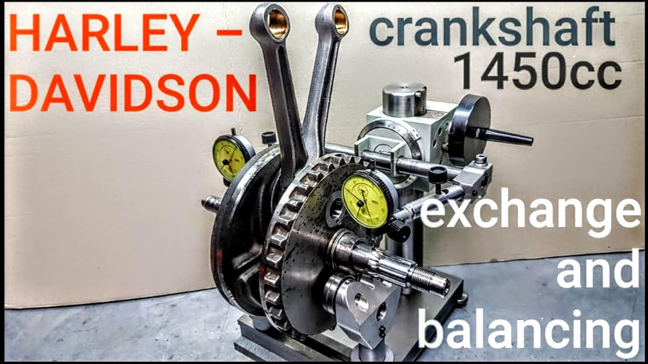 How to change motorcycle connecting rod kit crank from Harley Davidson .