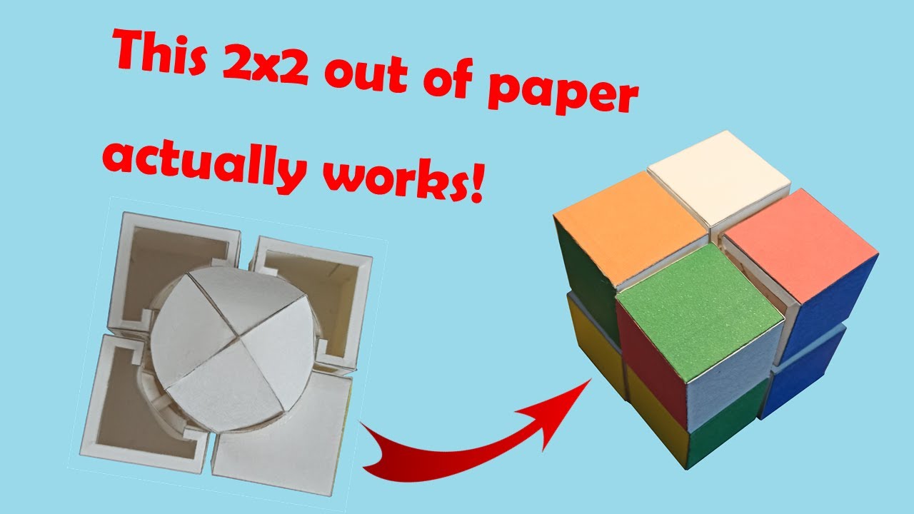 This paper 2x2 actually works 😱