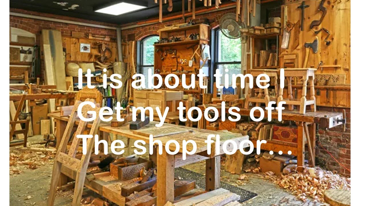 It's about time I get my tools off the shop floor!  #woodworking #shoptour #tools