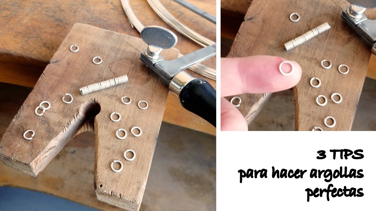 Como hacer argollas de plata perfectas! 3 tips para hacer argollas y 1 super tip para soldar