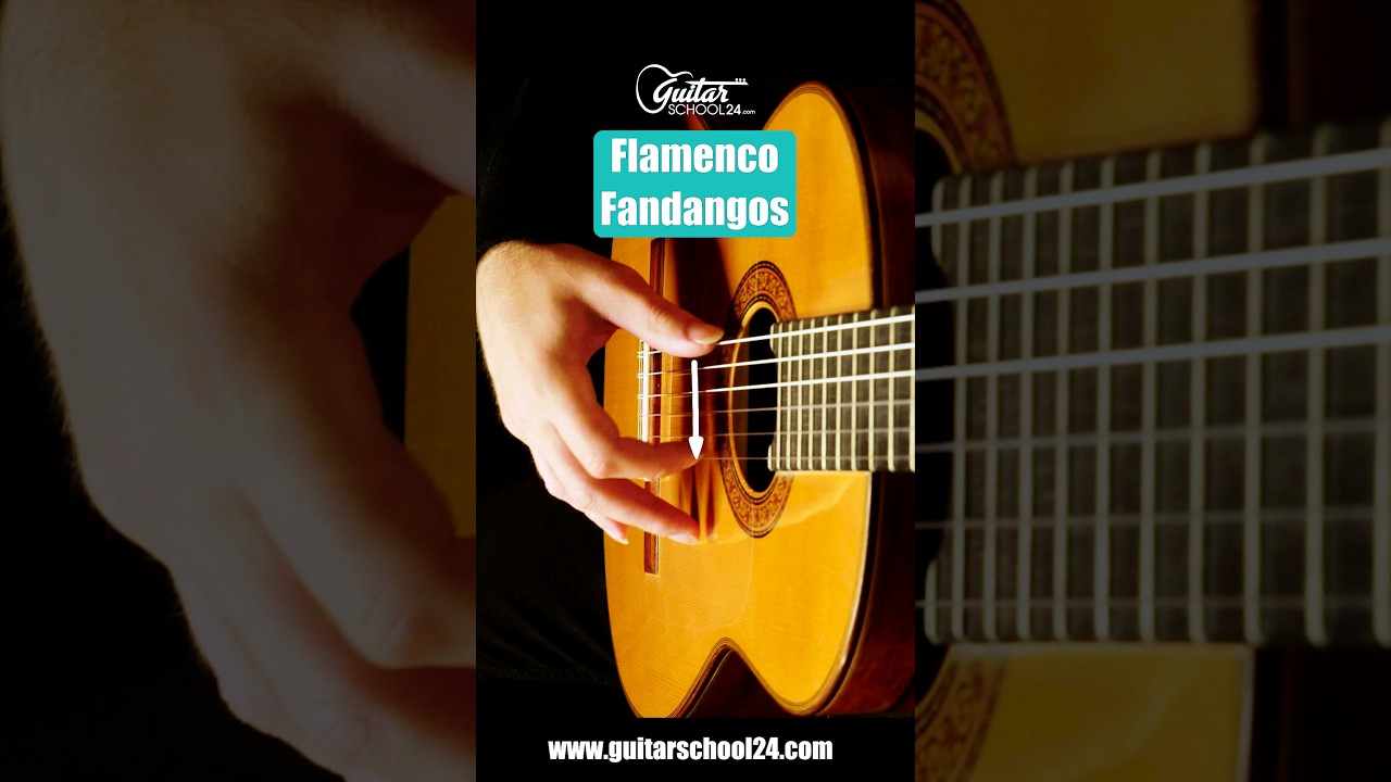 Flamenco Fandangos 💃 Guitar Tutorial 🎶 Rasgueado Compas Fandangos de Huelva 