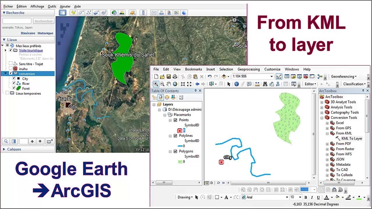 Convert KML ot Shape file || GIS || ArcGIS || Dipen Saha || Rainman