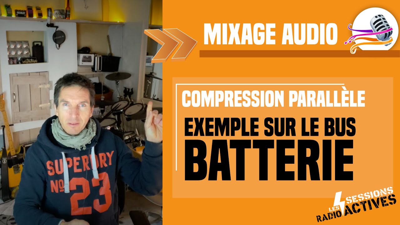 La compression parallèle sur un bus batterie dans logic pro x