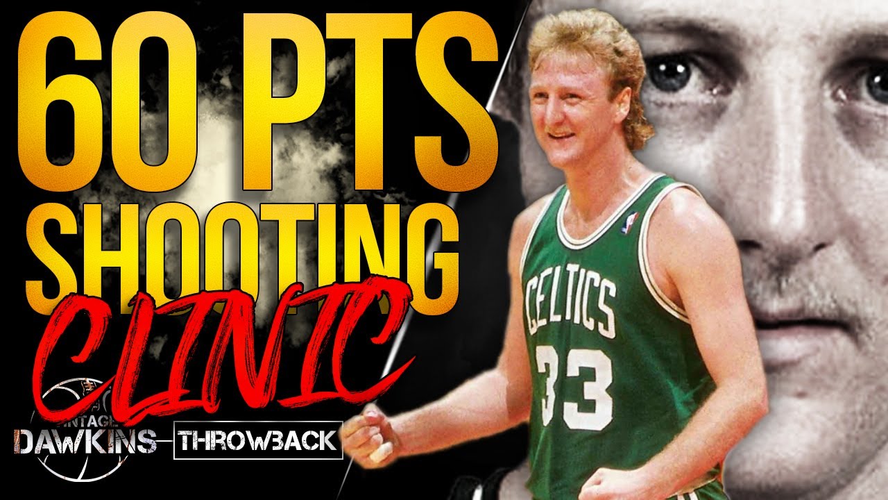 Larry Bird Career-High 60 Points Was So NASTY The Hawks Players Cheered Him | March 12, 1985