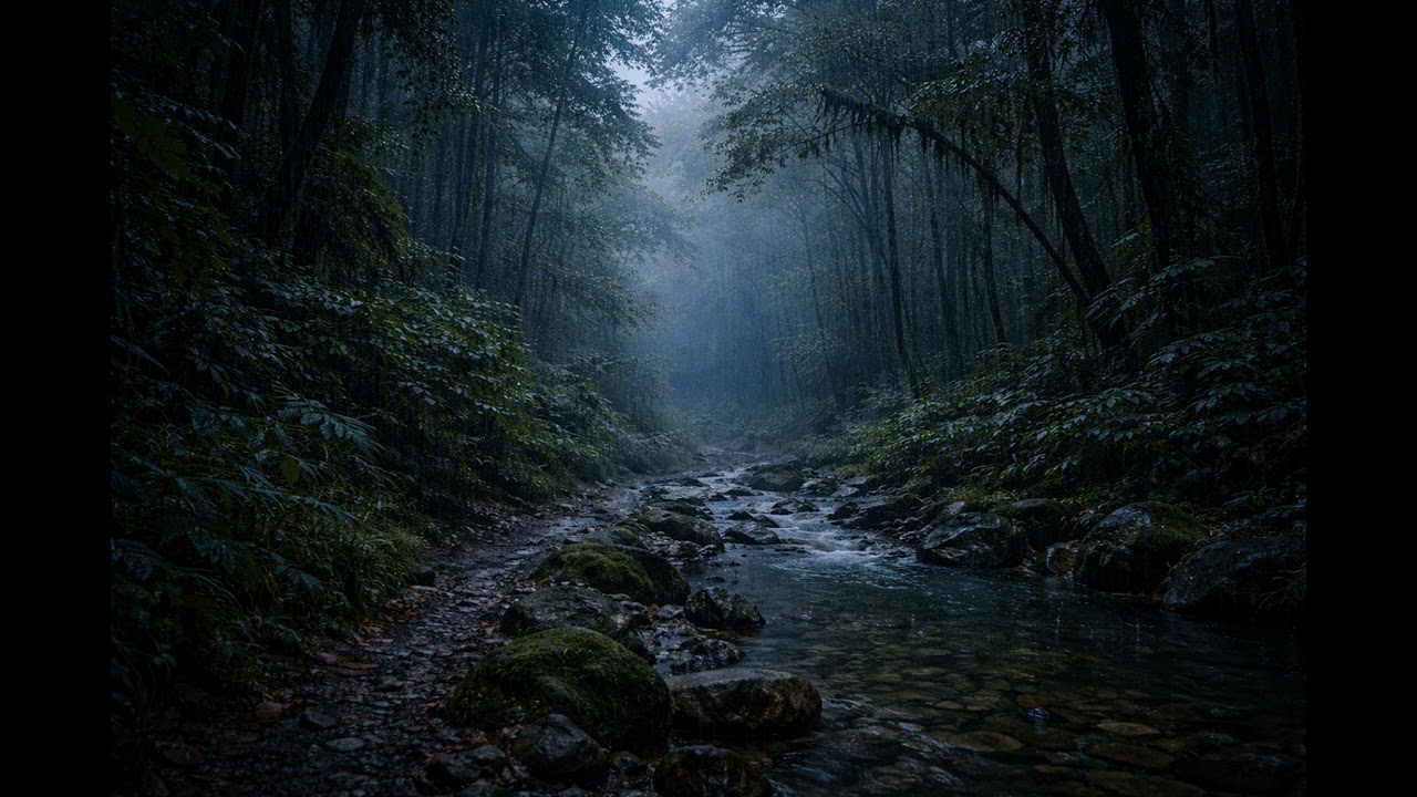 2 Hours of Flowing Forest Water | A Calm Moment to Reset Your Mind