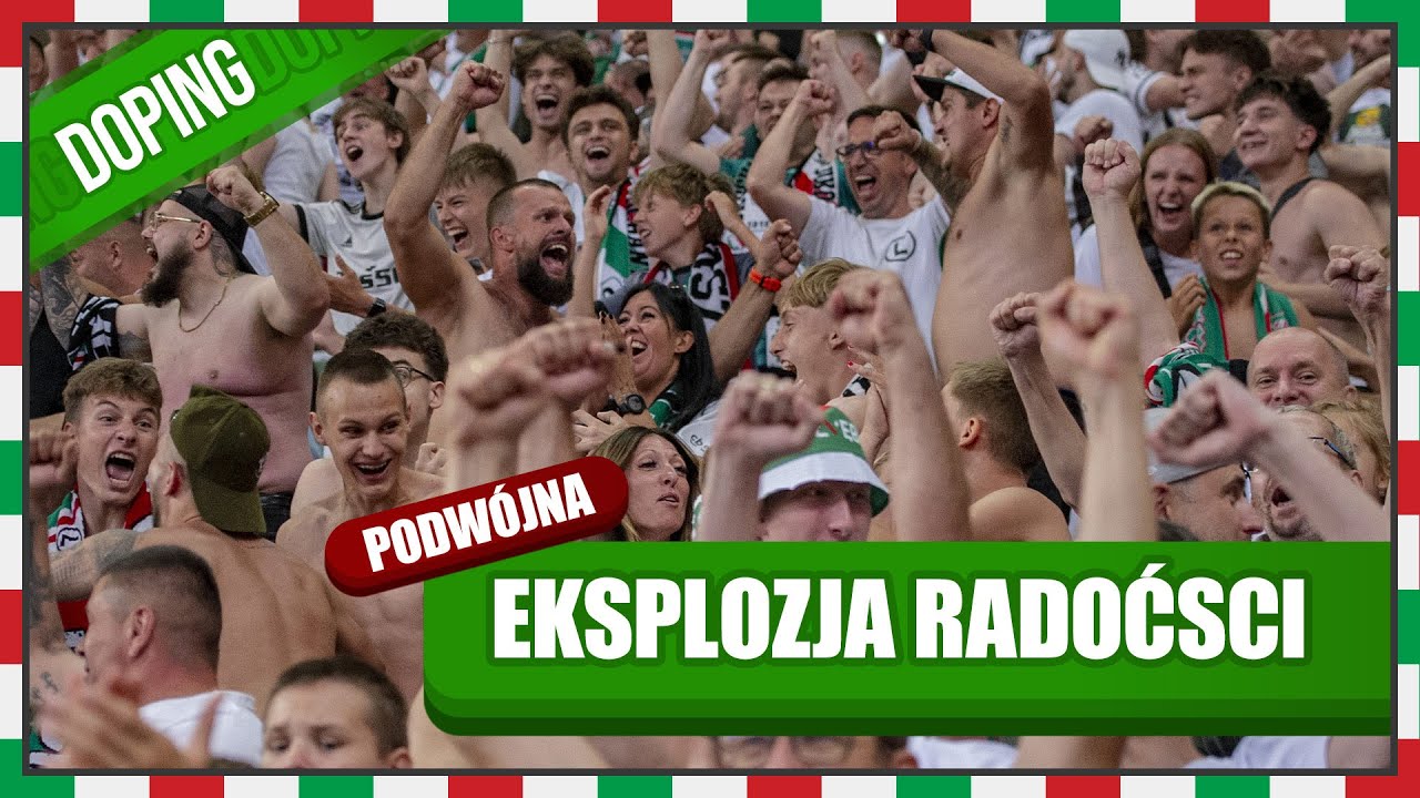 EKSPLOZJA RADOŚCI W DOLICZONYM CZASIE GRY! - DOPING NA MECZU LEGIA - GKS
