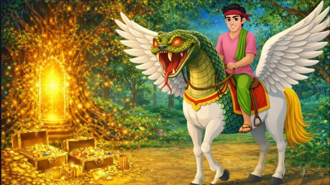 যাদুকরী ঘোড়া | Moral Stories Cartoon Bengali | Fairy Tales Cartoon Bengali | CBI Cartoons