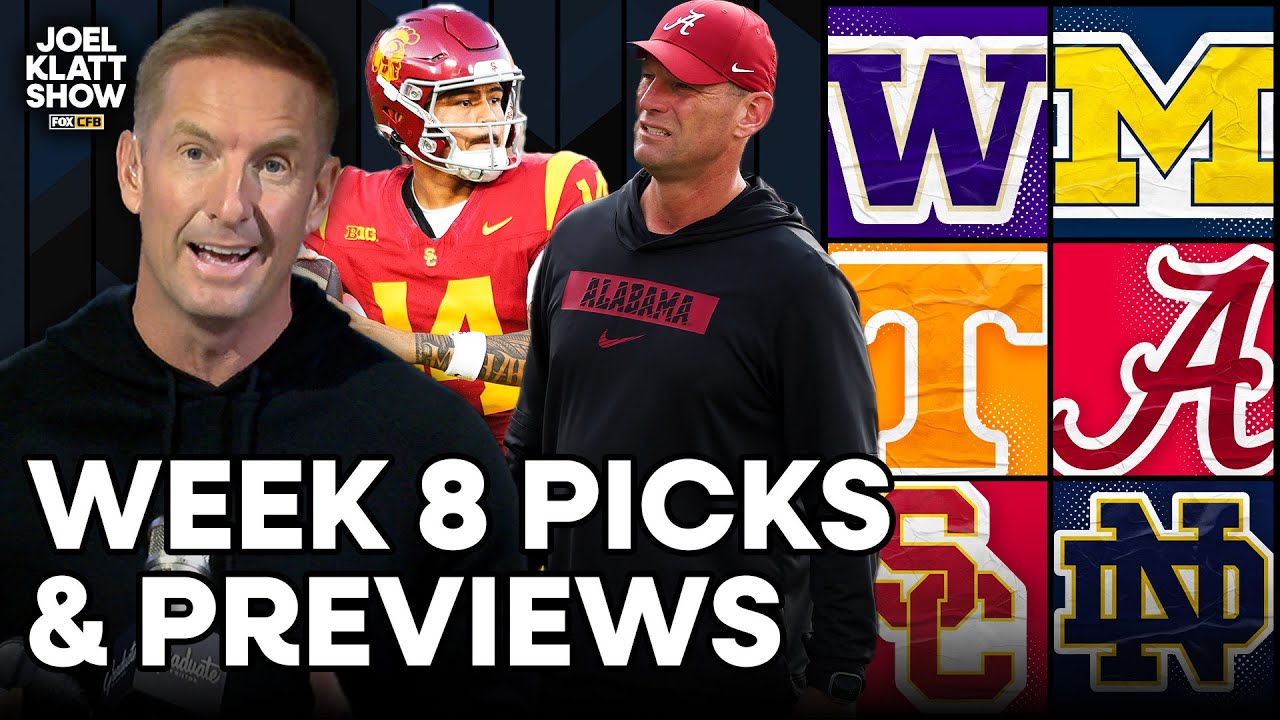 Week 8 Picks & Previews: Michigan-Washington, USC-Notre Dame, Georgia-Ole Miss & more!