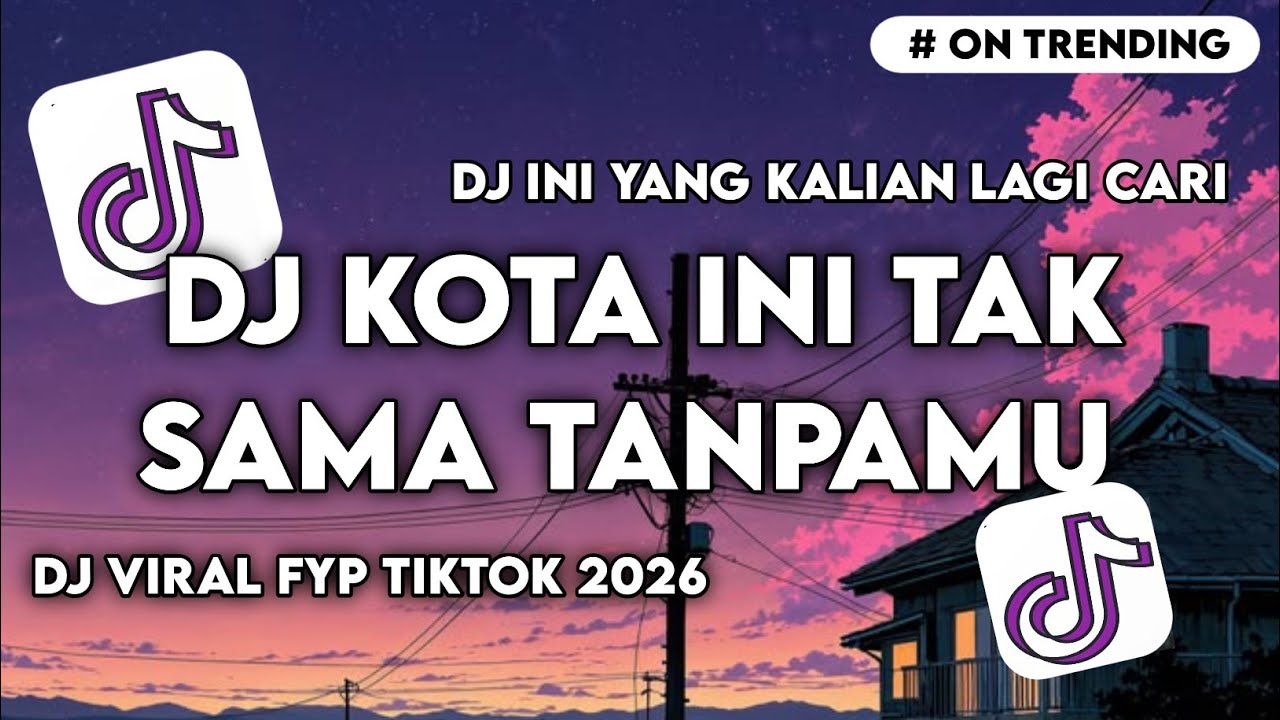 DJ KOTA INI TAK SAMA TANPAMU - NADHIF BASALAMAH STYLE TANTE V2 VIRAL TIKTOK TERBARU 2026