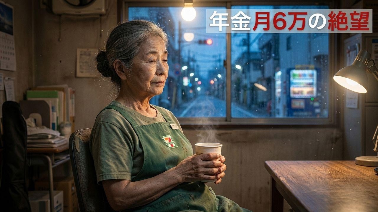 75歳深夜のコンビニ店員。年金月6万、孤独死寸前の彼女が働いた真の理由