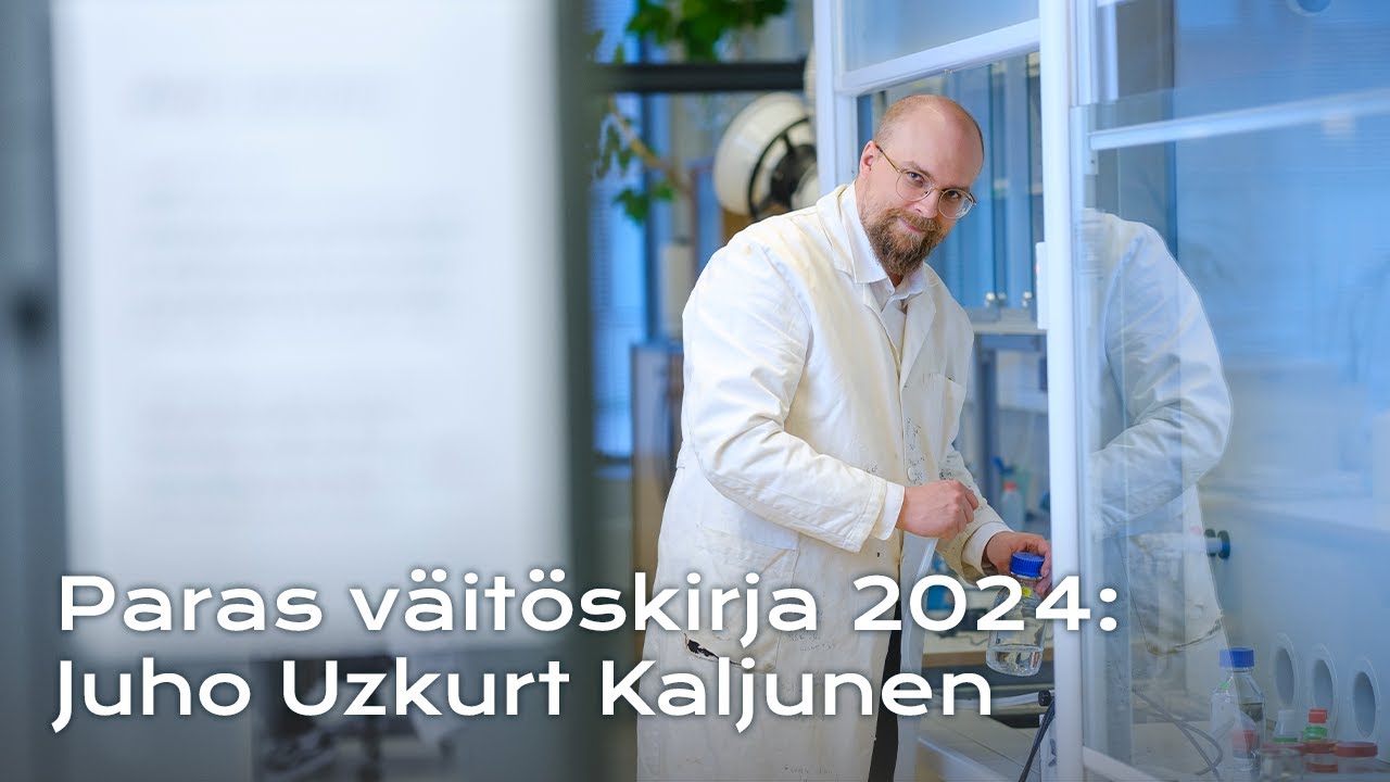 Paras väitöskirja 2024: Ravinteet talteen jätevedestä, Juho Uzkurt Kaljunen