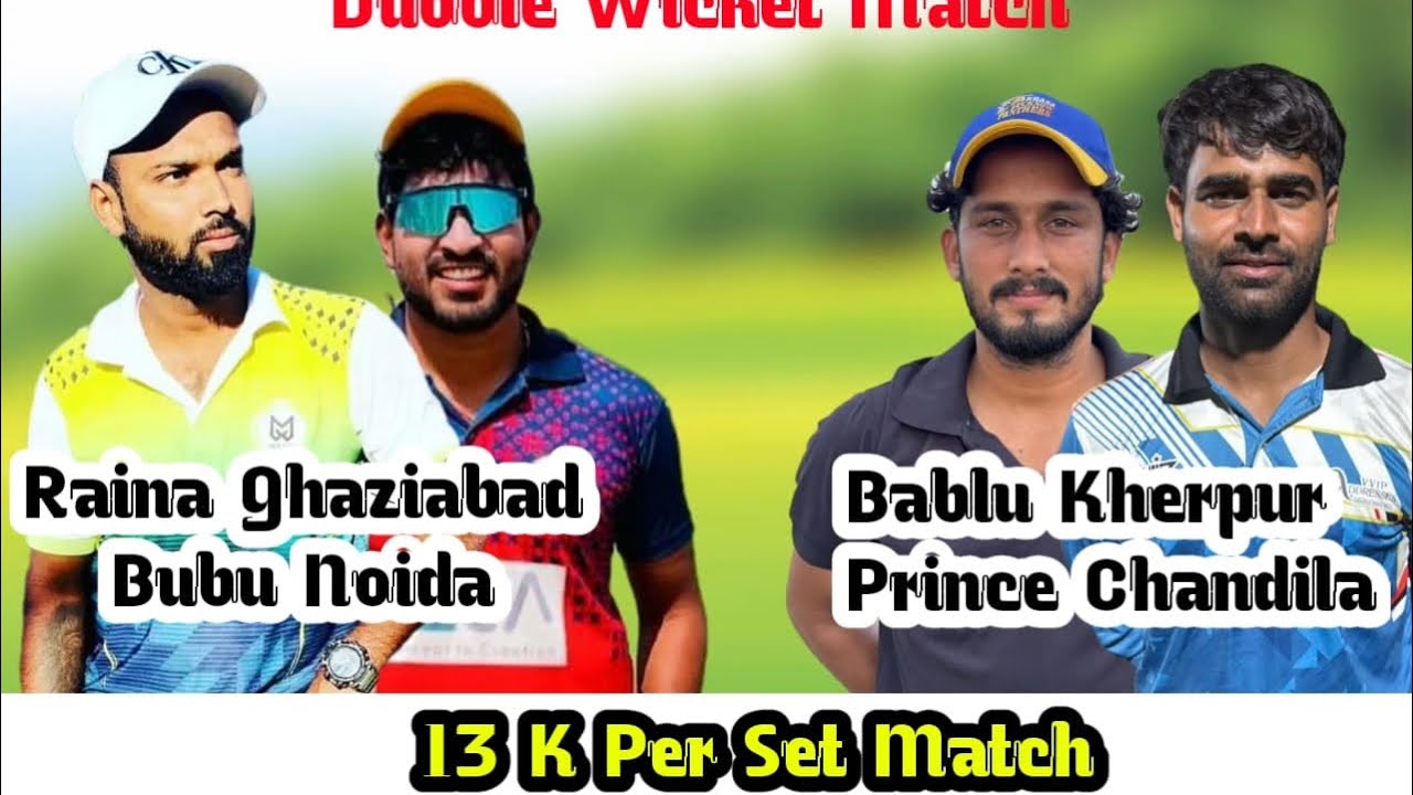 Bablu Kherpur & Prince vs Bubu Noida & Raina | Double Wicket Match | Cricketwithmichael