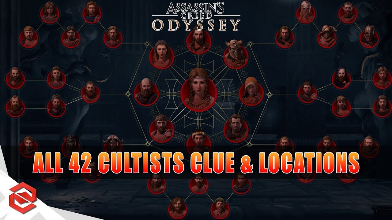All 42 Kosmos Cultists Clue, Locations in Assassin's Creed Odyssey [No Combat]
