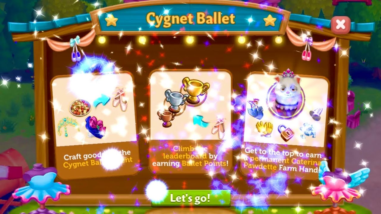 FarmVille 2 Country Escape🎹Cygnet Ballet Event BEGINS! #farmville2 #iosgameplay 