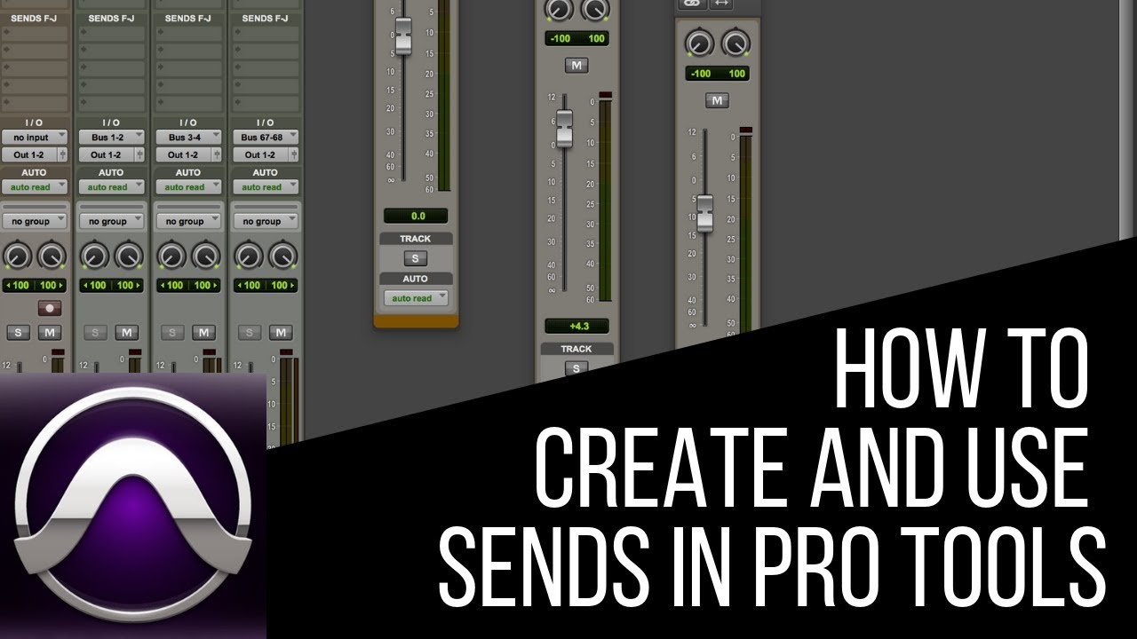 How To Create and Use FX Sends in Pro Tools