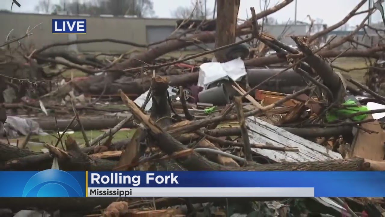 Tornadoes devastate Mississippi, Deep South
