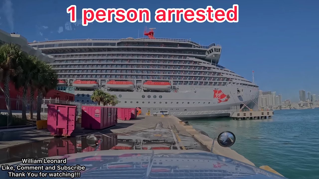 Ride along Port of Miami 1 person arrested